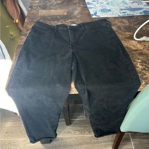 Crown and ivy straight leg black pants, 16